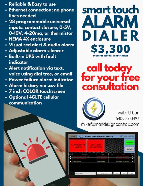 Smart Touch Alarm Dialer Smart Design Controls
